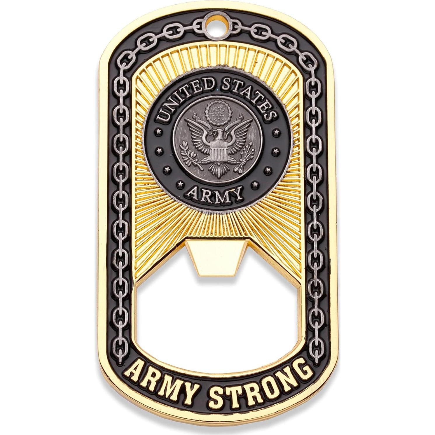 Moneda de Desafío Abrebotellas Ejército EE. UU. - Placa de Perro
