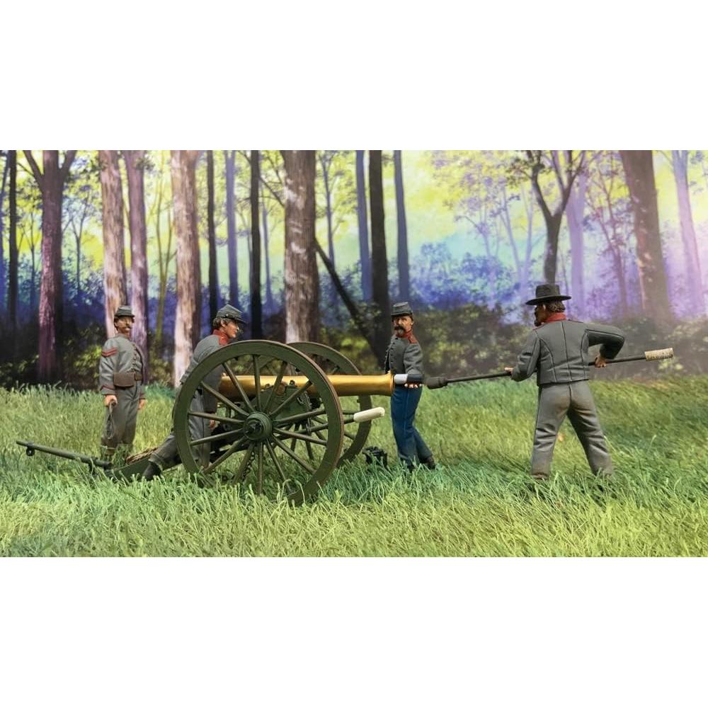 W. Britain Artillería Confederada Cañón Napoleón 12 lbs 1:30