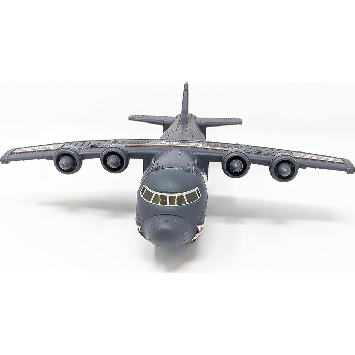 Portaaviones de Juguete Toy Essentials con 18 Aviones y 12 Vehículos