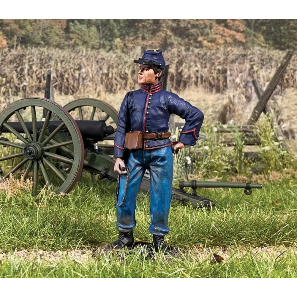 Figuras de Metal W. Britain Artillero Guerra Civil 1:30