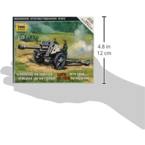 Kit de Modelo Zvezda 1/72 Howitzer LFH-18 Alemán
