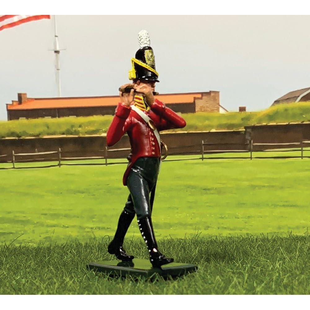 Figura de Artillería Fifer EE. UU. Guerra 1812 W. Britain 1:32
