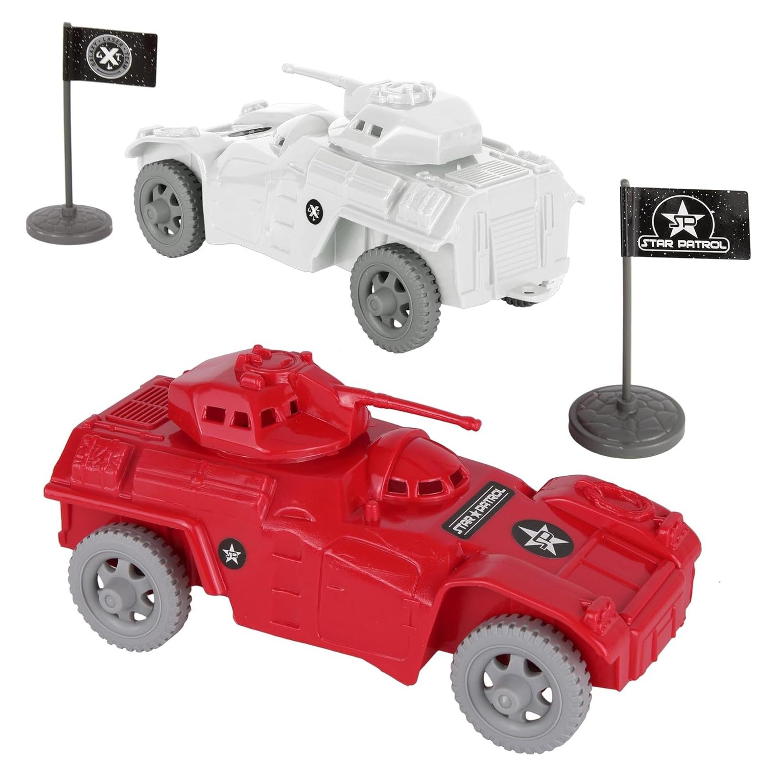 Rover de Patrulla Tim Mee Galáctico 15.88 cm Rojo y Blanco