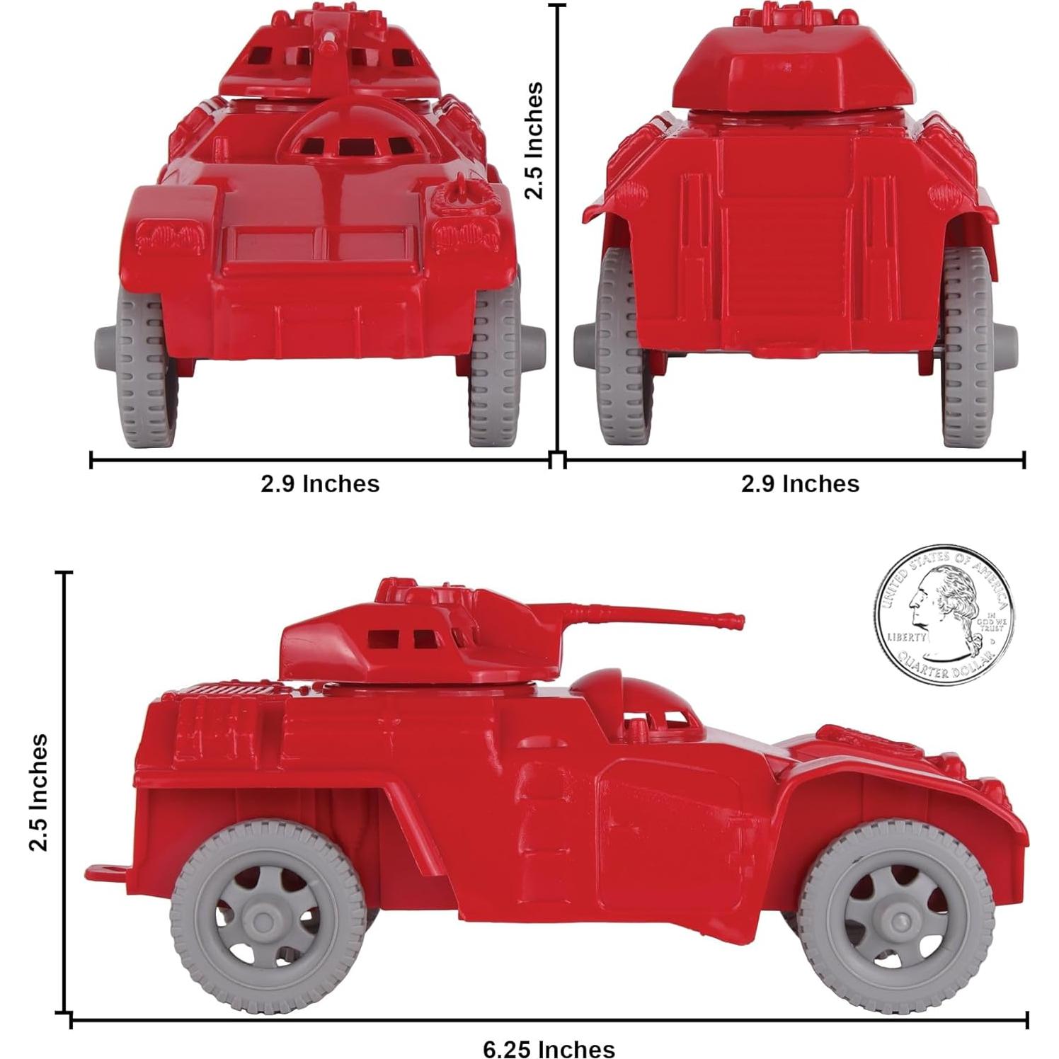 Rover de Patrulla Tim Mee Galáctico 15.88 cm Rojo y Blanco