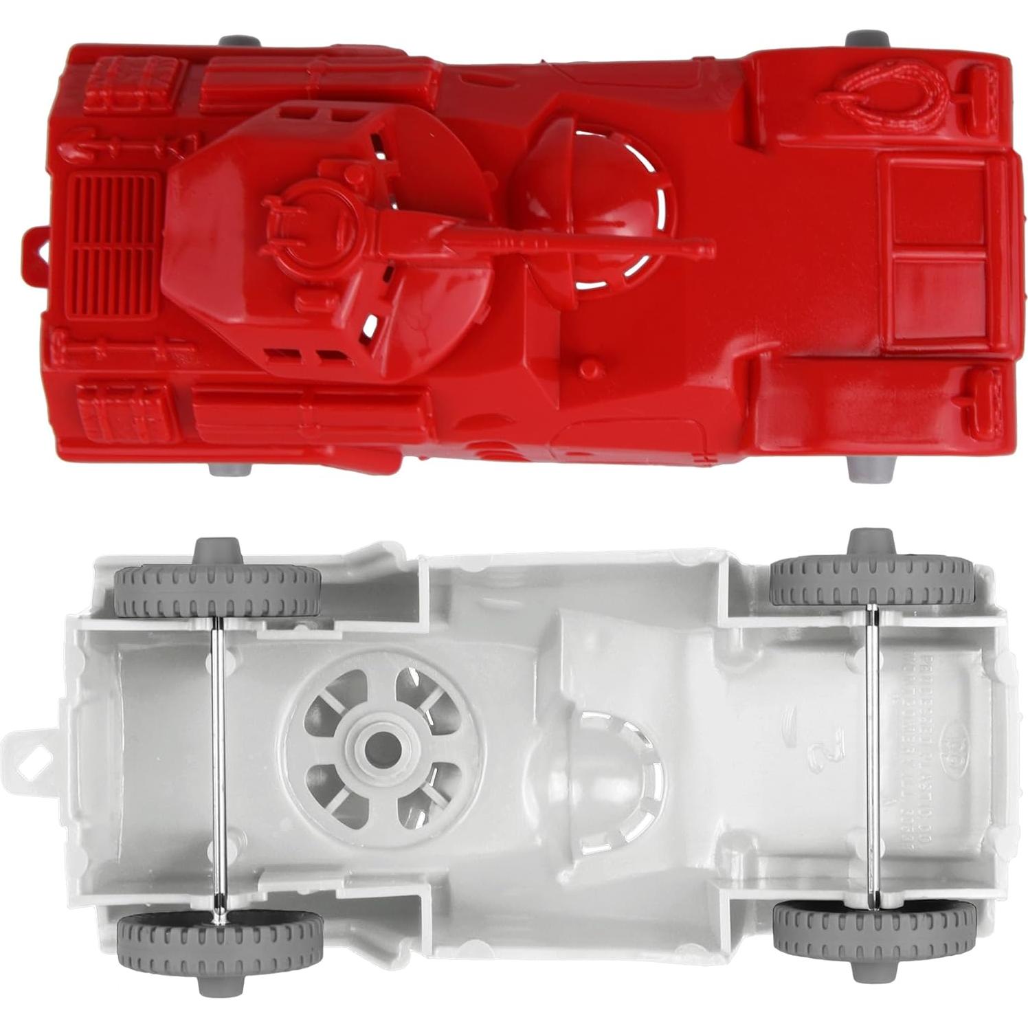 Rover de Patrulla Tim Mee Galáctico 15.88 cm Rojo y Blanco