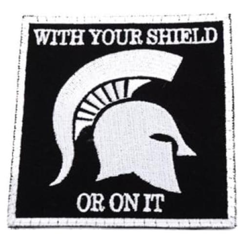 Parche bordado KING ARMS DEVGRU Spartan 88x88mm