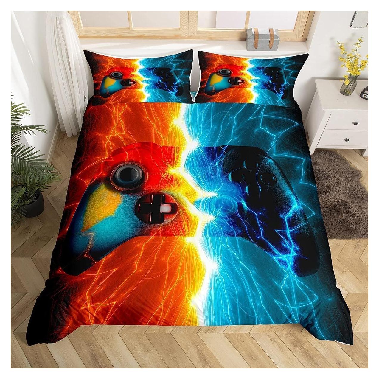 Juego de Ropa de Cama Gamer Castle Fairy Reina 90x90 cm