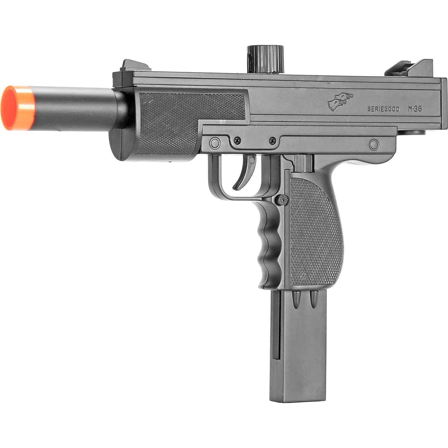 Pistola Submetraladora de Resorte BBTac BT-M36 250 FPS 18 Rondas