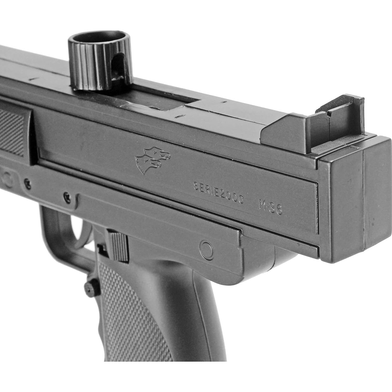 Pistola Submetraladora de Resorte BBTac BT-M36 250 FPS 18 Rondas