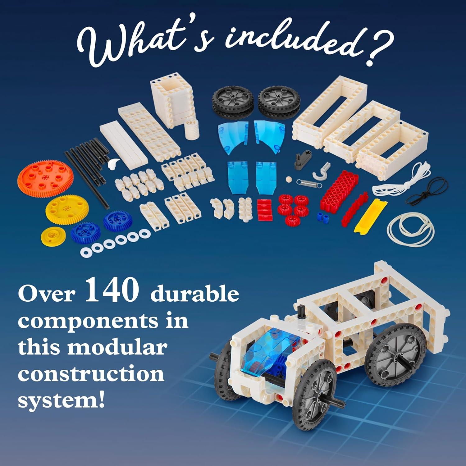 Kit de Experimentos de Ingeniería Mecánica Thames & Kosmos 20 Proyectos 8+