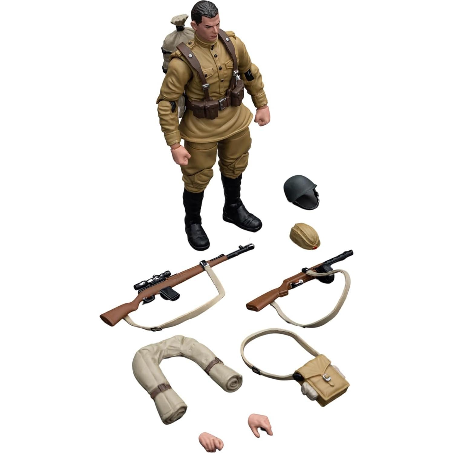 Figura de Acción JOYTOY Infantería Soviética WWII 19x12.5cm