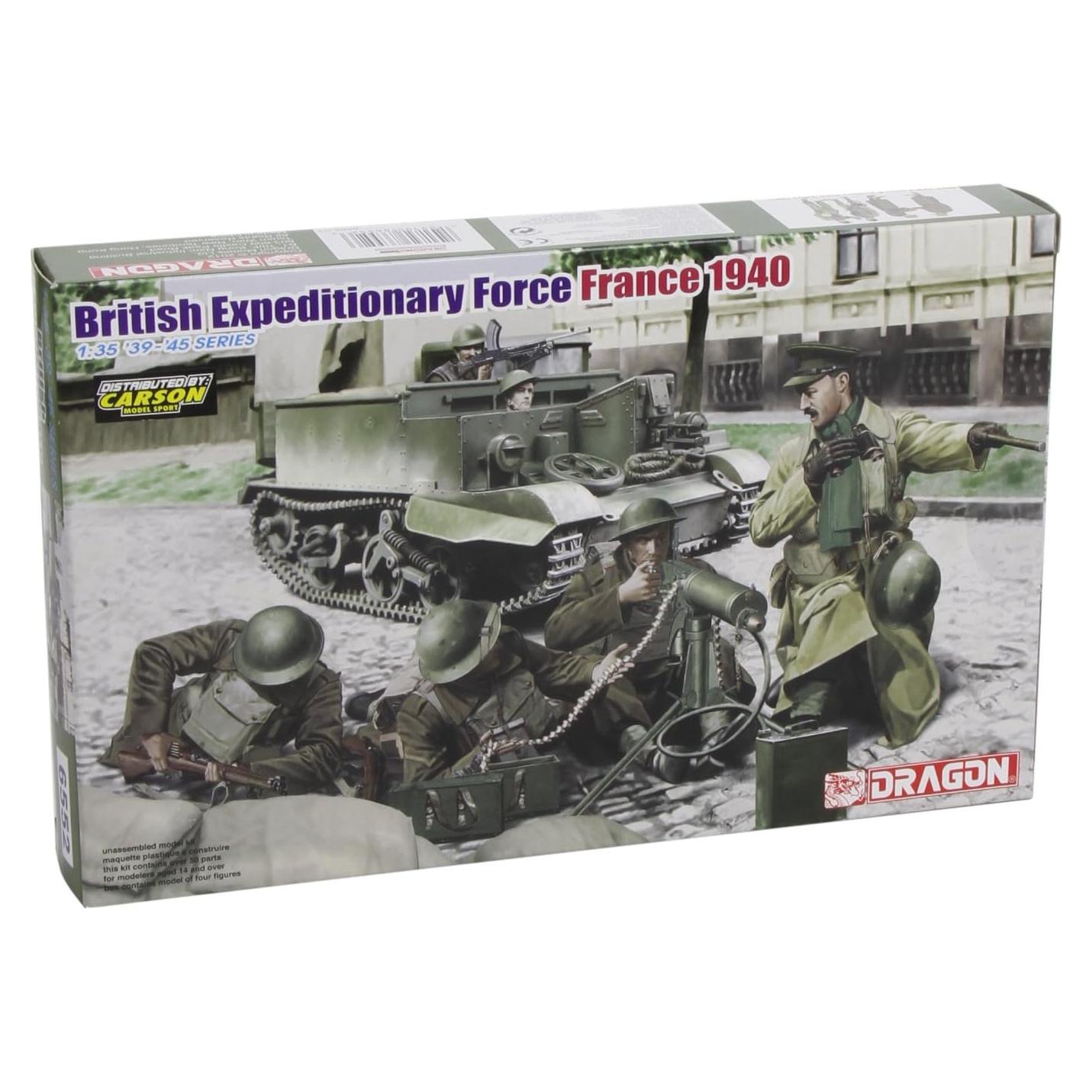 Juego de 4 Figuras Fuerza Expedicionaria Británica 1:35 Dragon