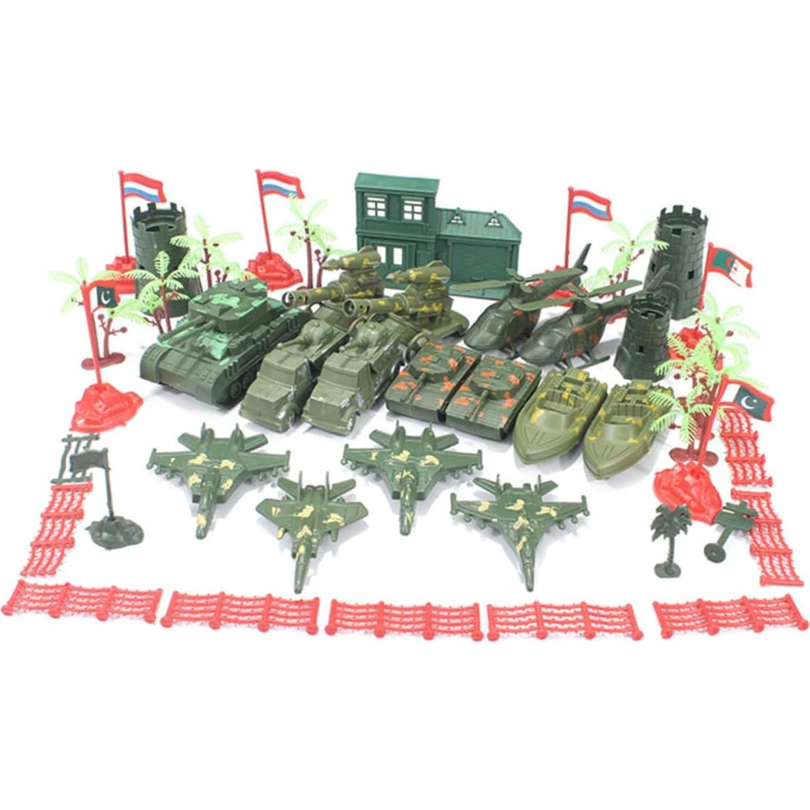 Set de Juguete Militar Yardwe 41 Piezas Plástico para Niños