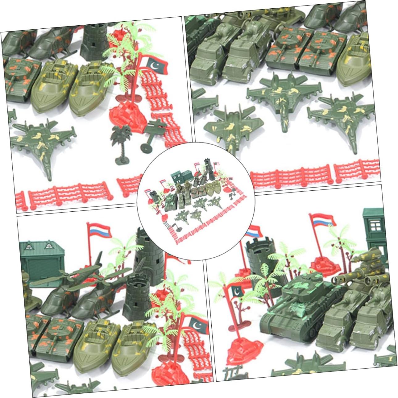 Set de Juguete Militar Yardwe 41 Piezas Plástico para Niños