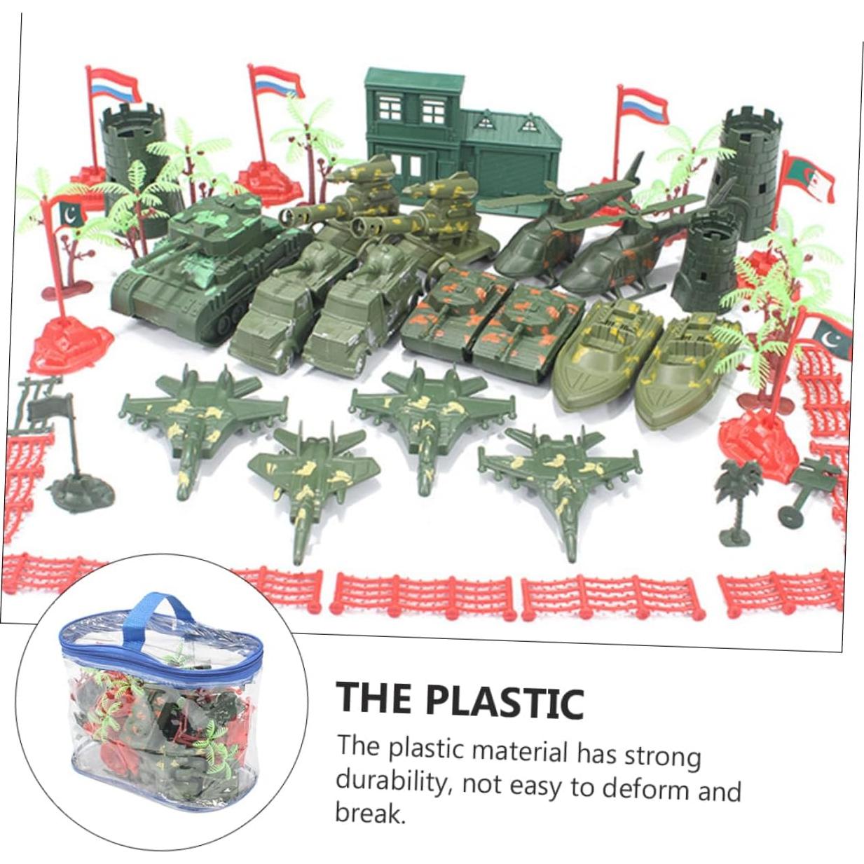 Set de Juguete Militar Yardwe 41 Piezas Plástico para Niños