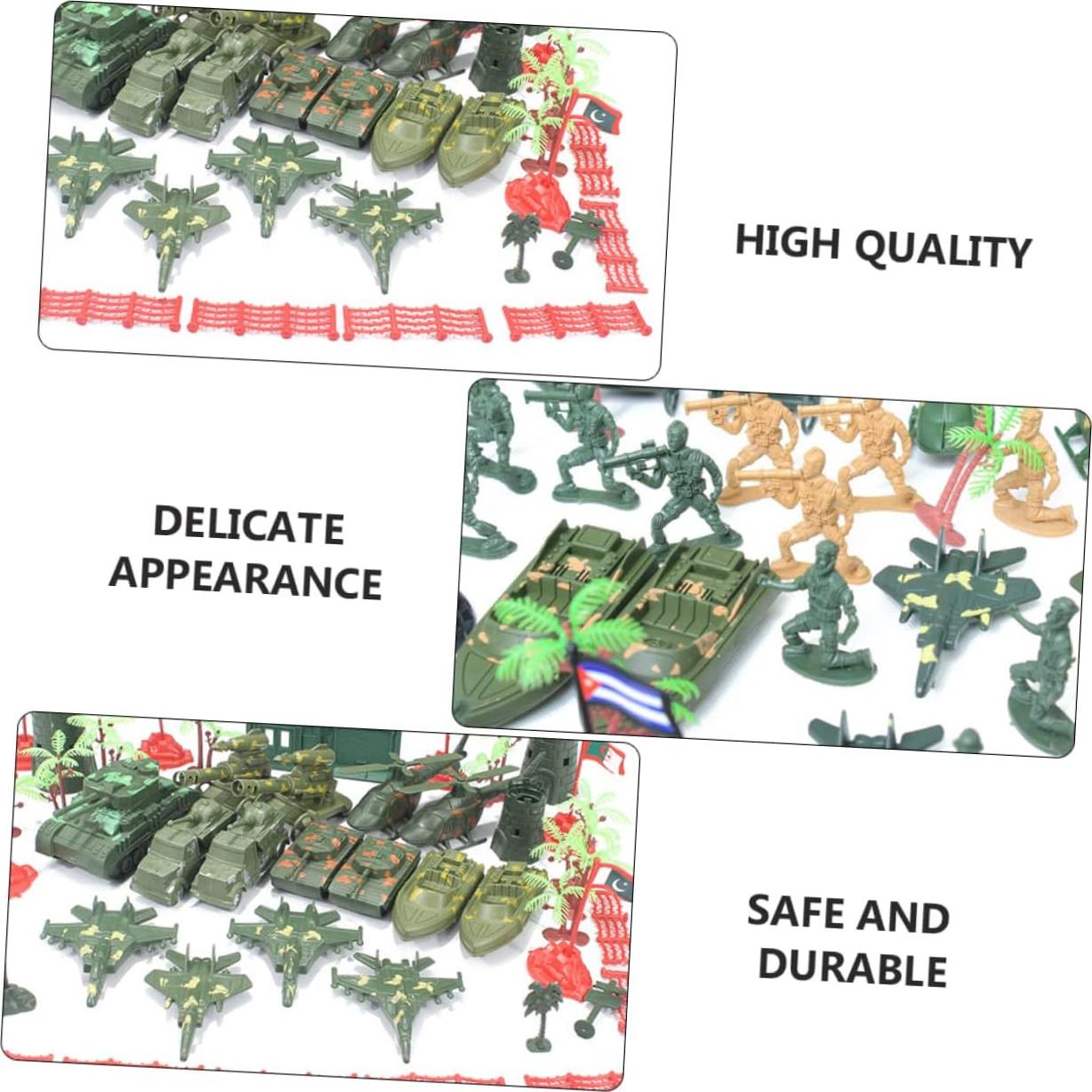 Set de Juguete Militar Yardwe 41 Piezas Plástico para Niños