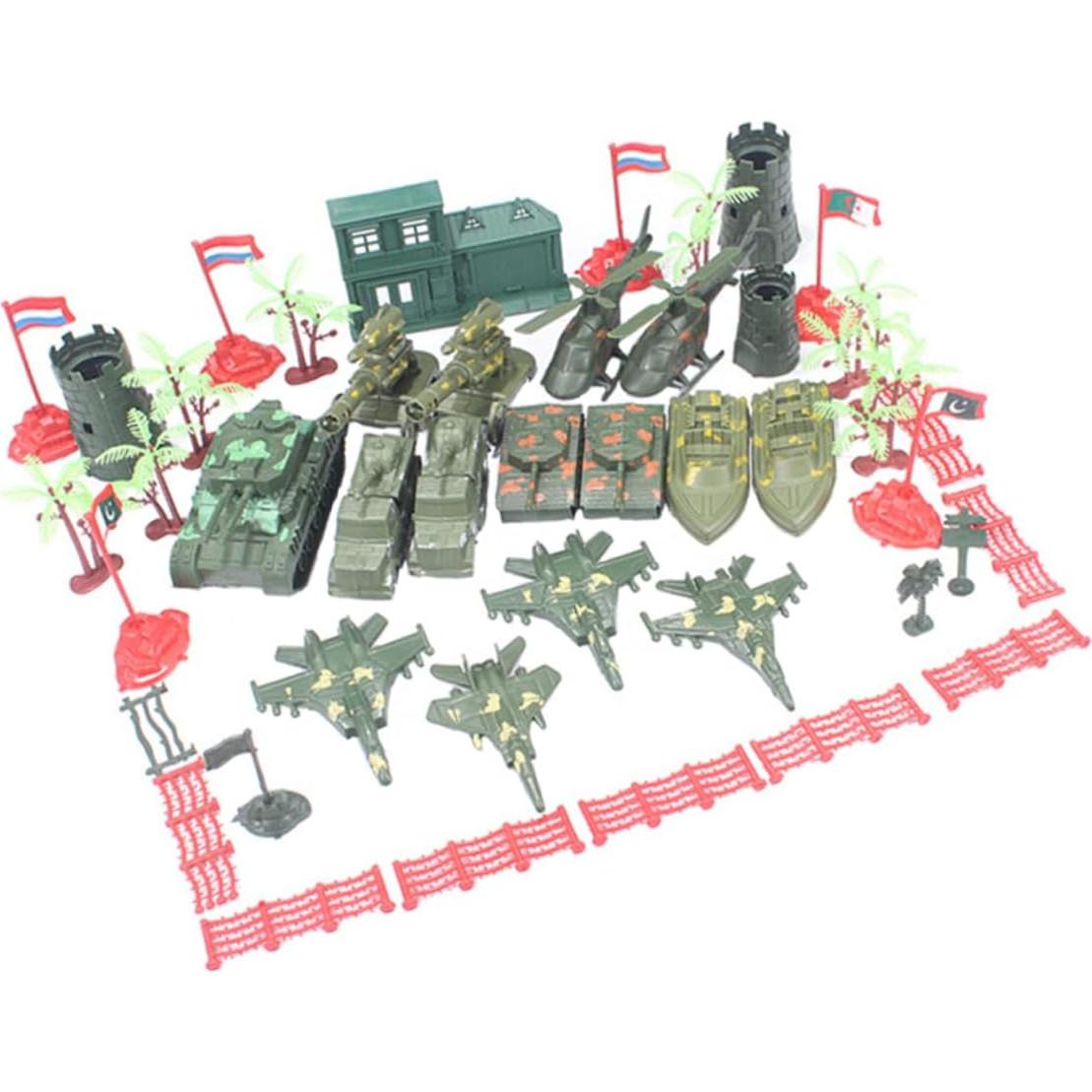 Set de Juguete Militar Yardwe 41 Piezas Plástico para Niños