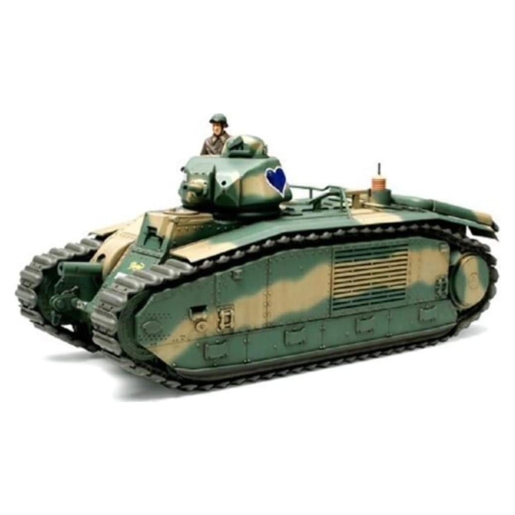 Tanque de Batalla Francés B1 BIS Tamiya 1/35 con figura