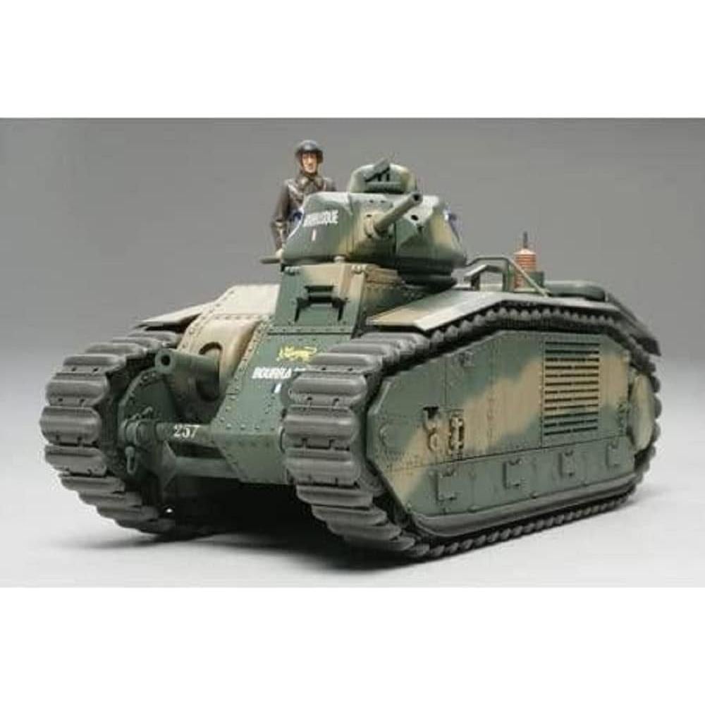 Tanque de Batalla Francés B1 BIS Tamiya 1/35 con figura