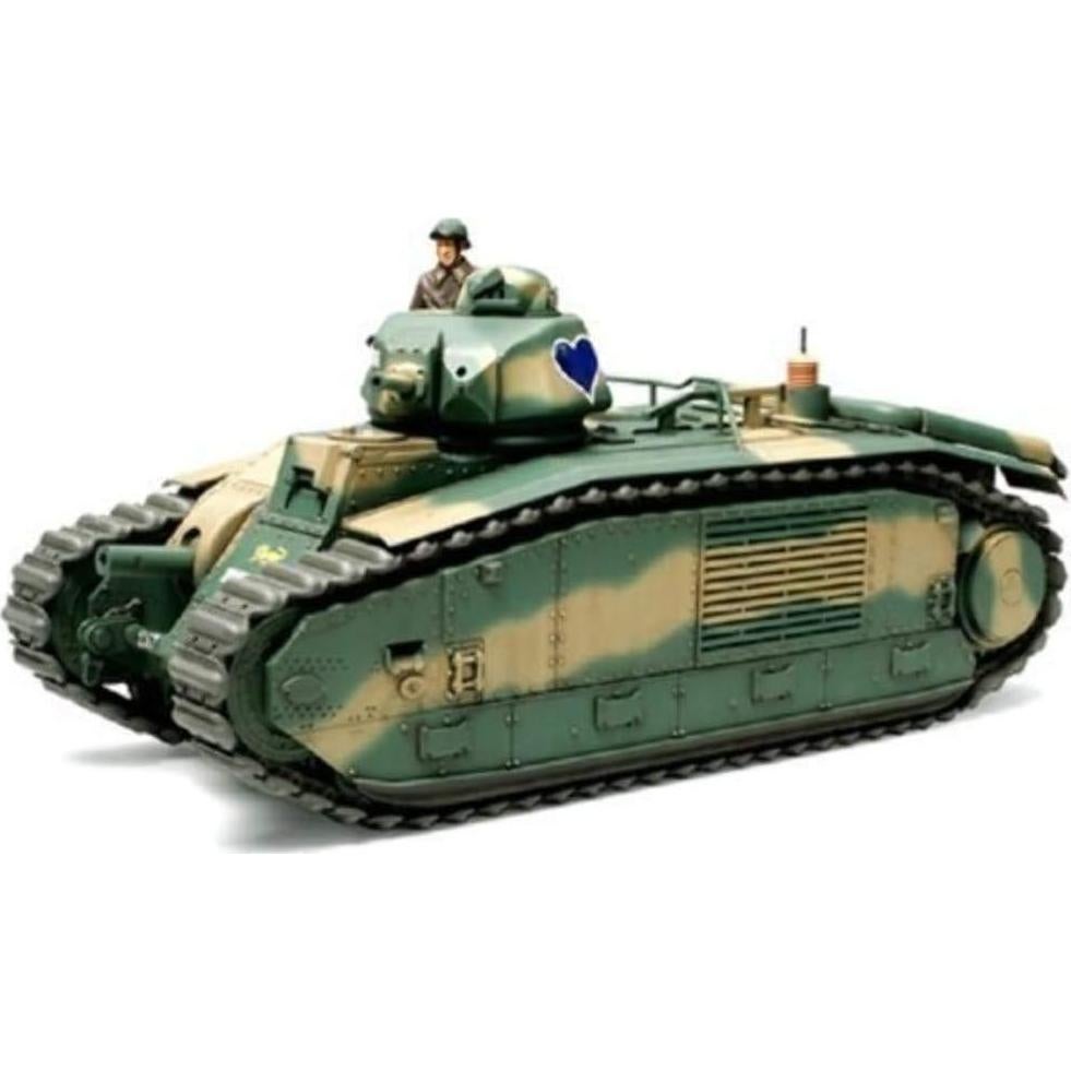 Tanque de Batalla Francés B1 BIS Tamiya 1/35 con figura
