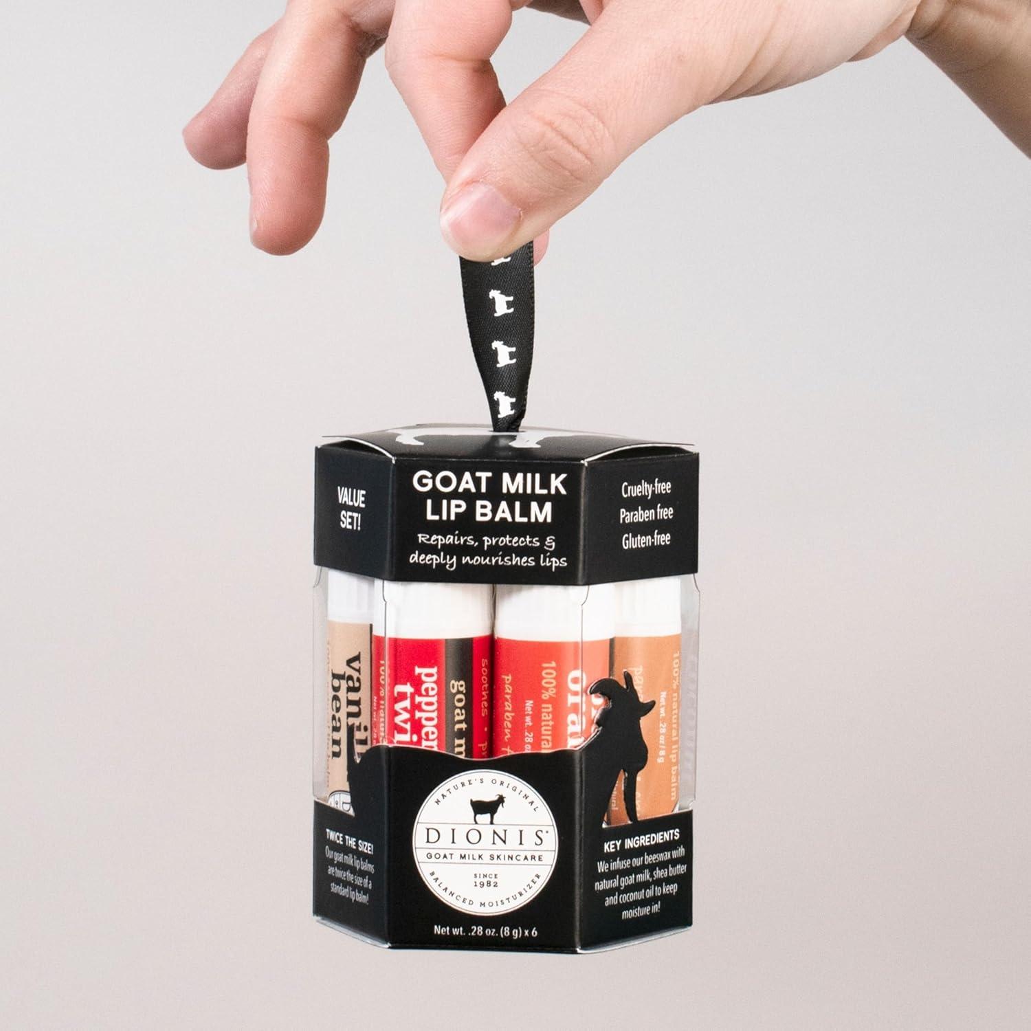 Set de Balsamos Labiales Dionis Leche de Cabra 6 Piezas