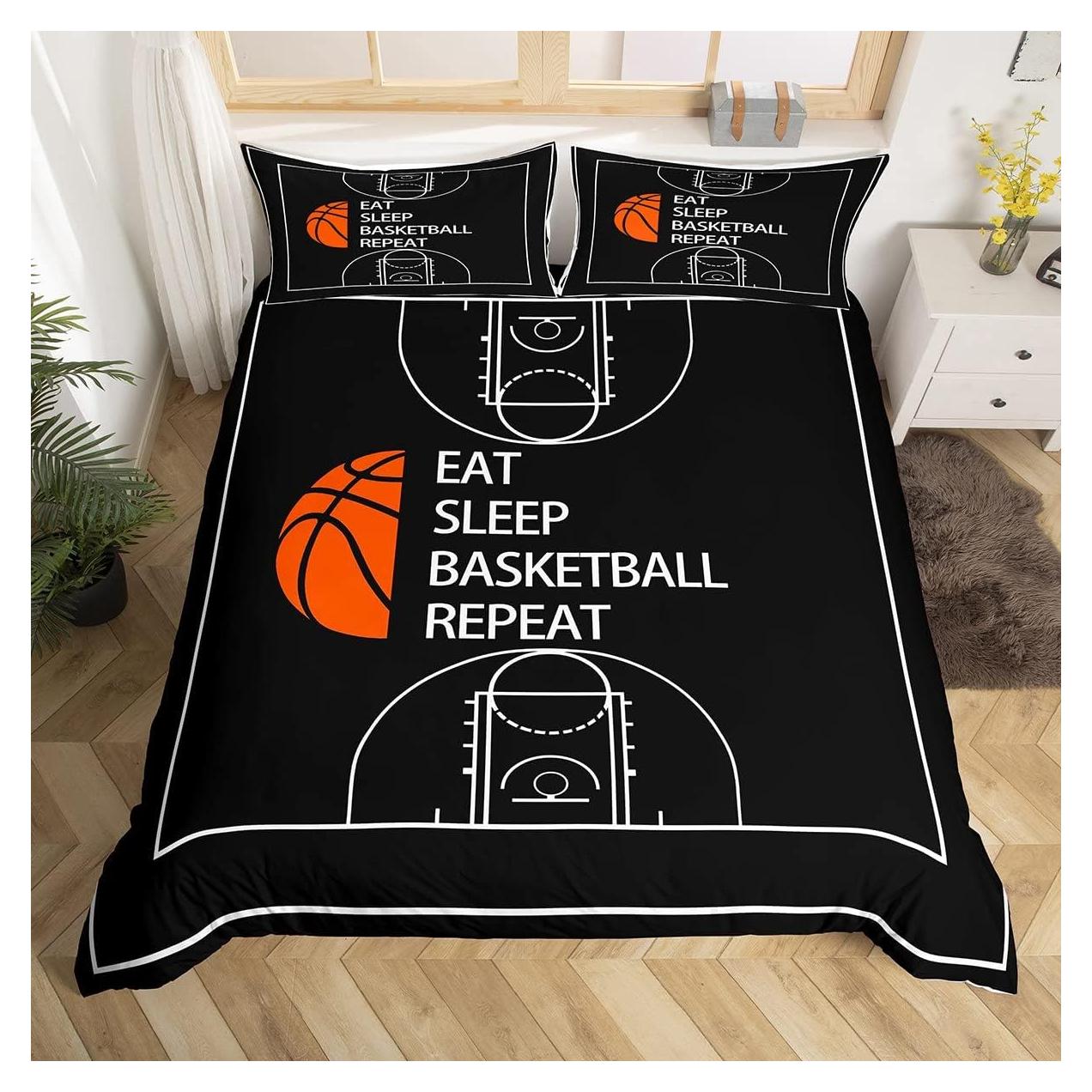 Juego de Ropa de Cama Queen Castle Fairy Baloncesto