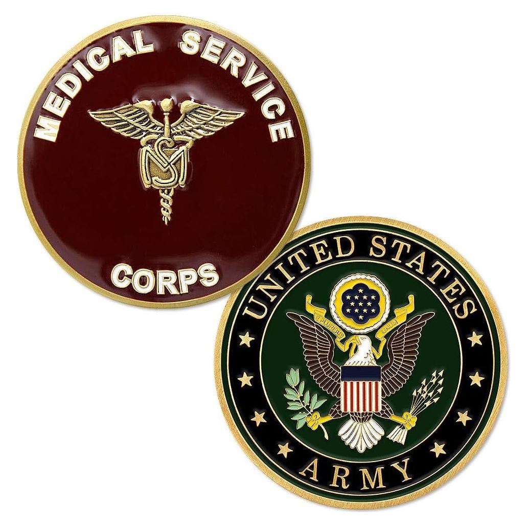Moneda Conmemorativa Cuerpo de Servicios Médicos EE. UU. 44mm