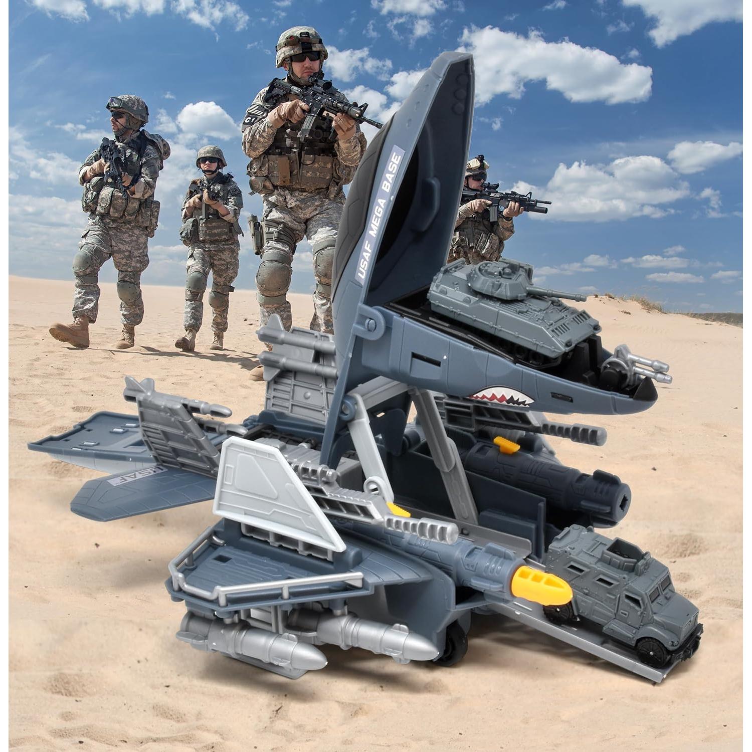 Juguete de avión de combate Brooklyn Lollipops Mega Raptor