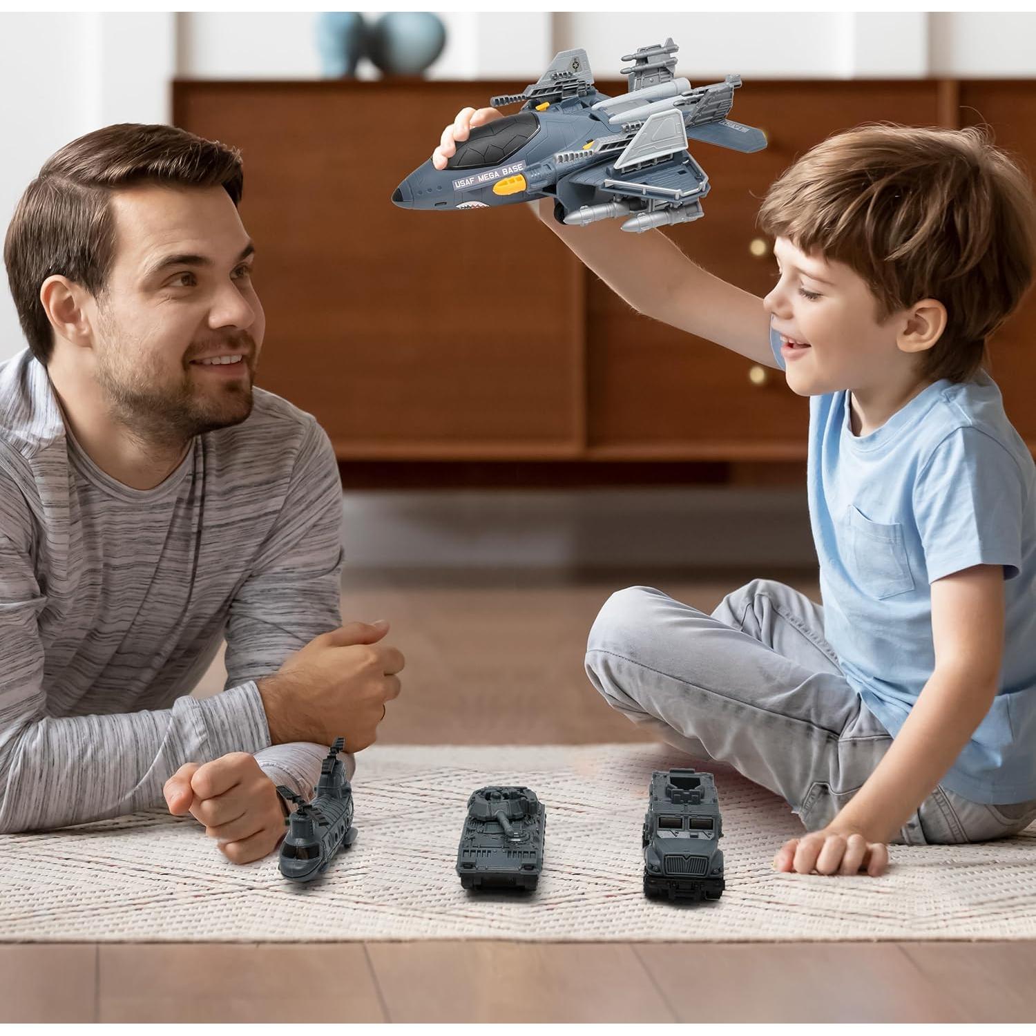 Juguete de avión de combate Brooklyn Lollipops Mega Raptor