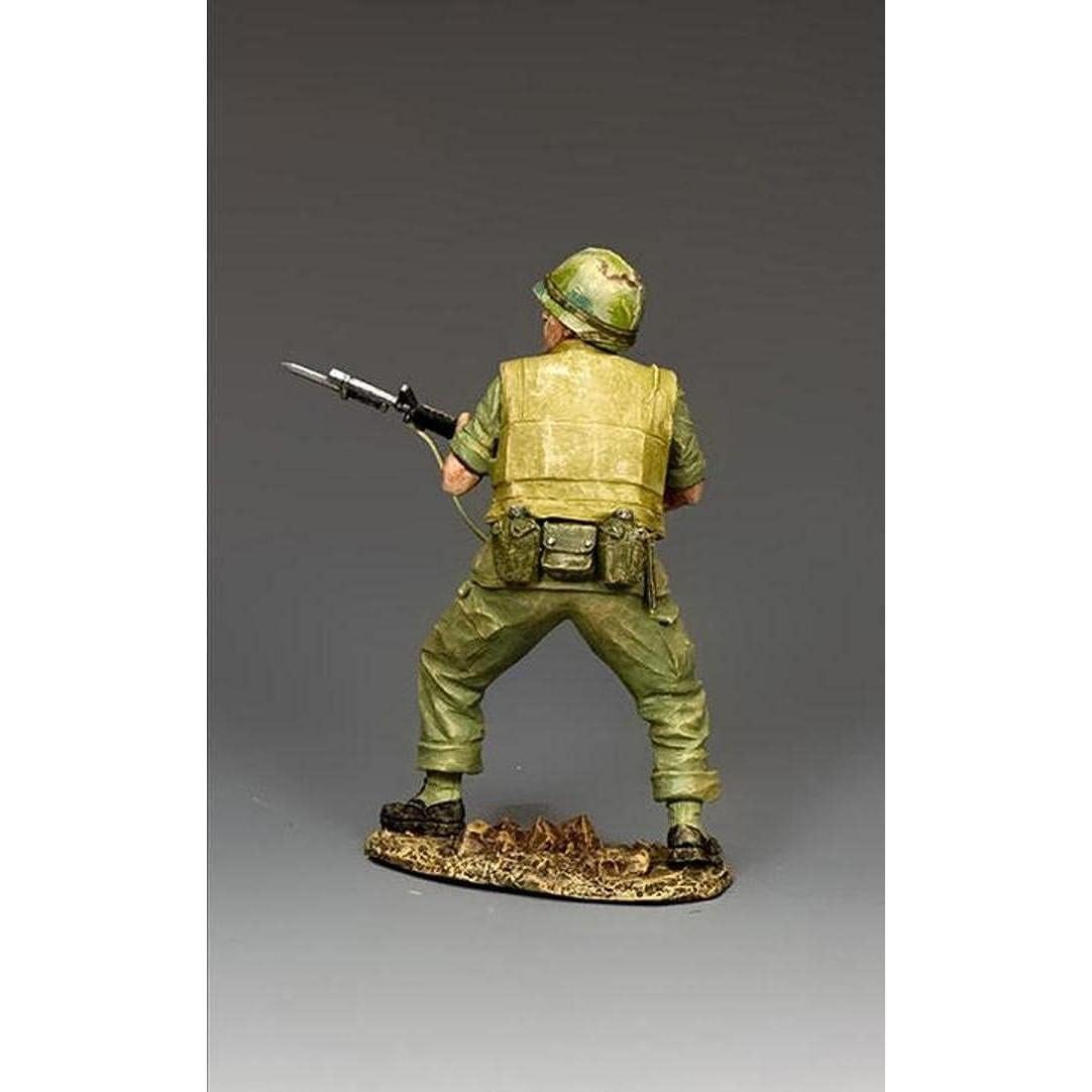 Soldado de Juguete Marine EE. UU. Vietnam 1:30 Pewter 6 cm