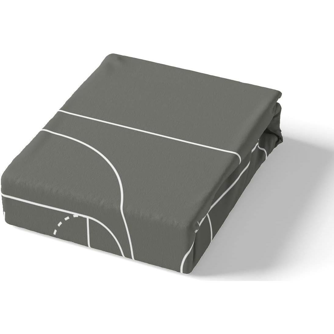 Juego de Ropa de Cama King Castle Fairy Baloncesto Geométrico