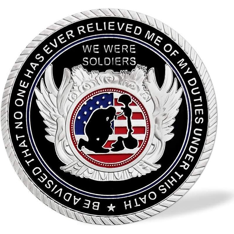 Moneda Conmemorativa Veterano Militar E-Coin 3.99 cm Plata