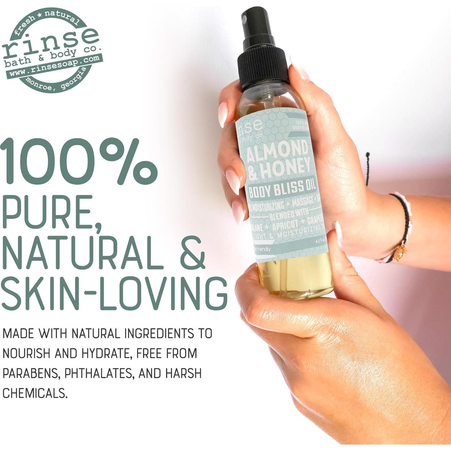 Aceite Corporal Hidratante en Spray Rinse Almendra y Miel 118ml