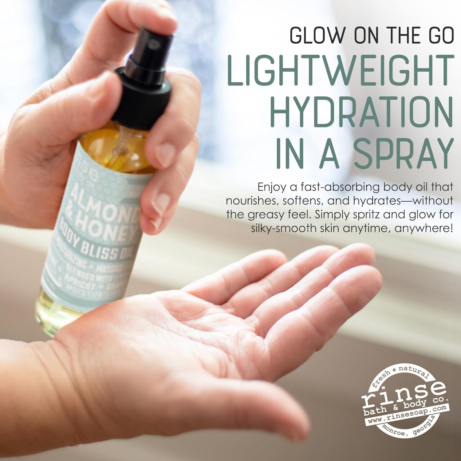 Aceite Corporal Hidratante en Spray Rinse Almendra y Miel 118ml