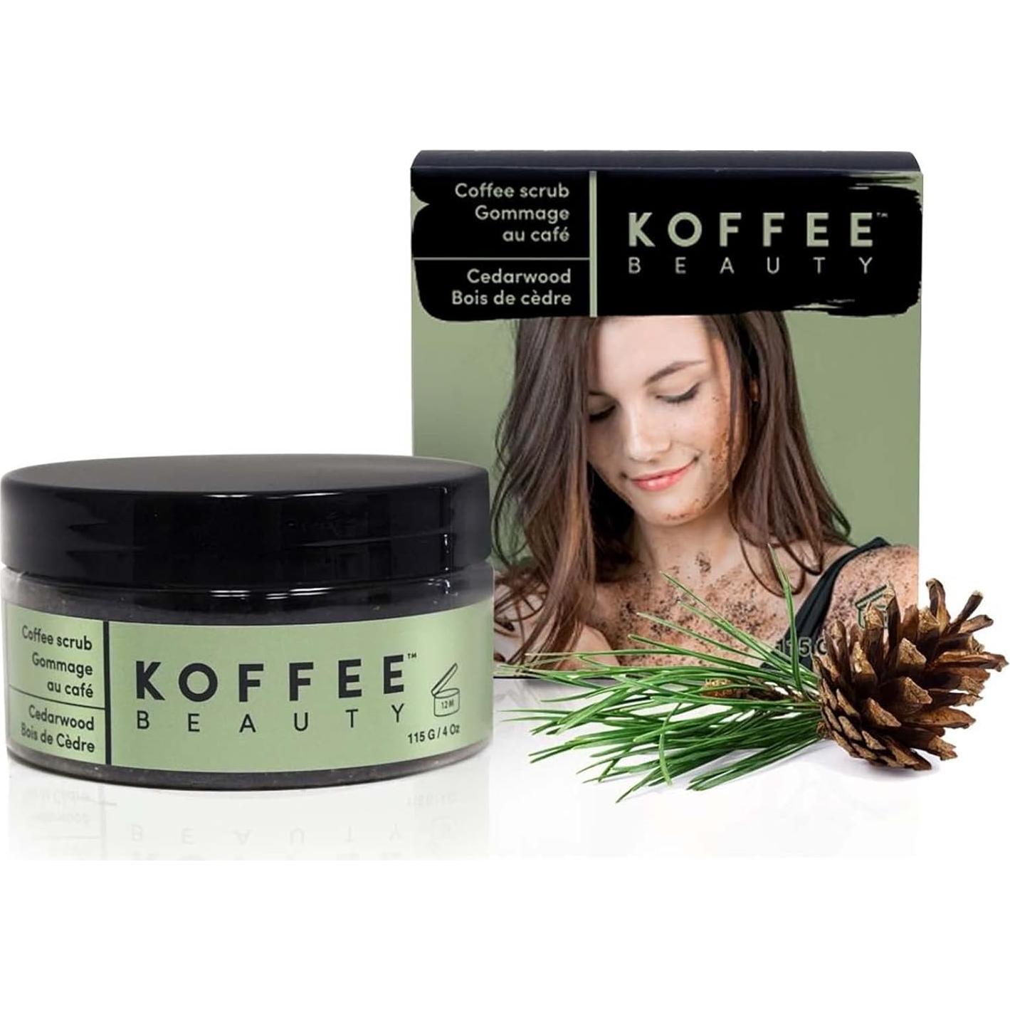 Exfoliante Corporal Koffee Beauty Madera de Cedro 113 g