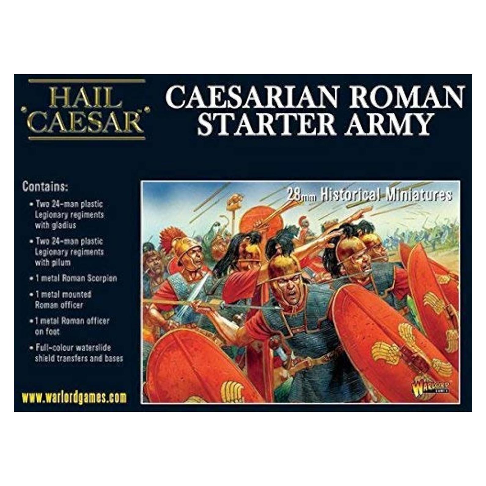 Ejército Romano Julio César Warlord Games 96 Figuras 28 mm