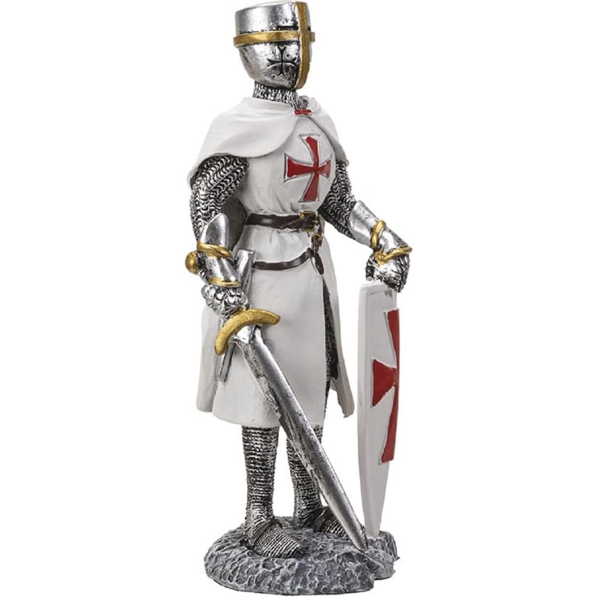 Figurita Caballero Cruzado con Escudo Pacific Trading 20.96 cm