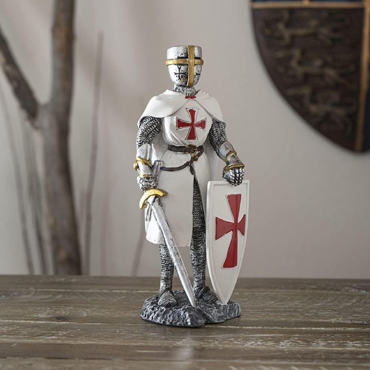 Figurita Caballero Cruzado con Escudo Pacific Trading 20.96 cm