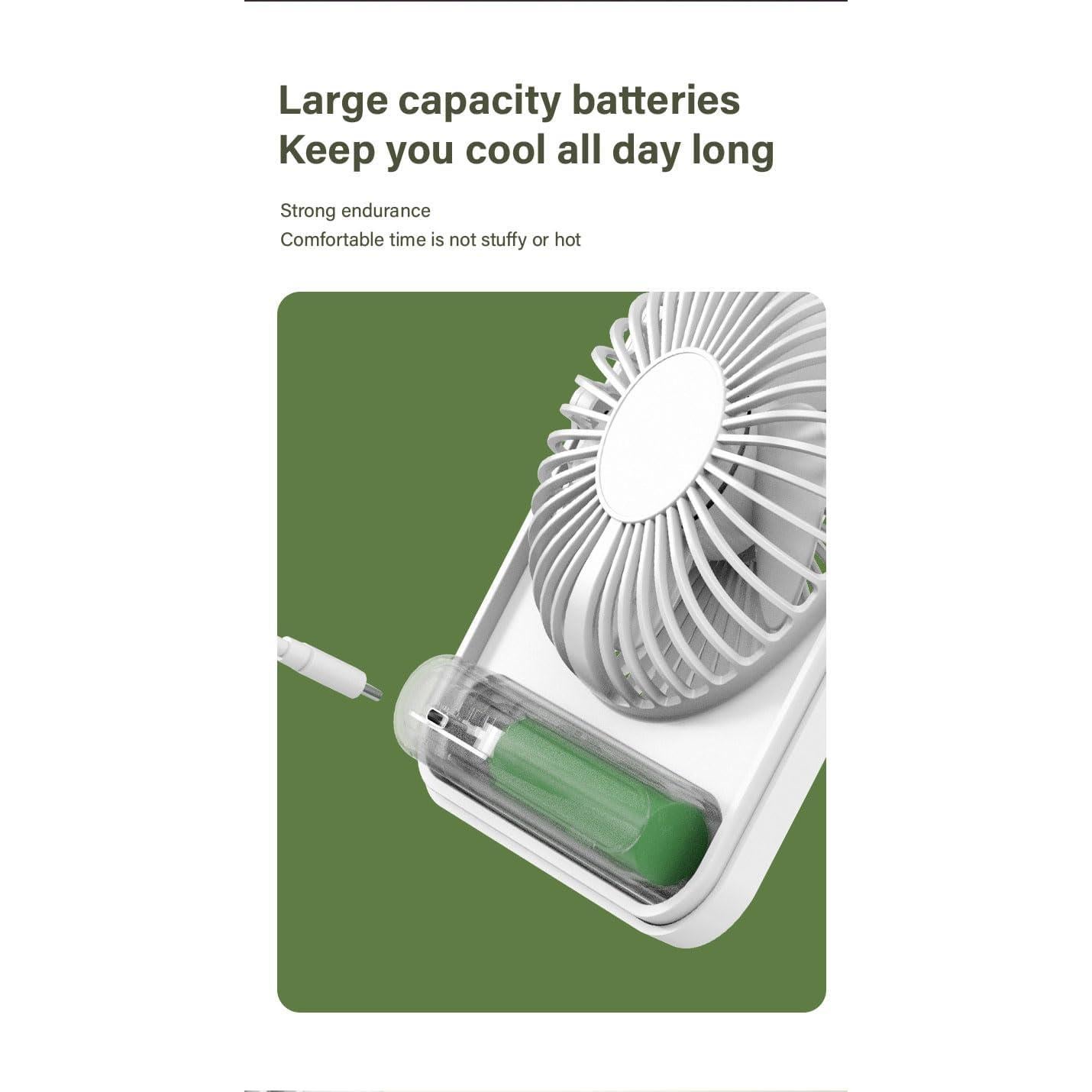 Ventilador Mini LOLLIMEOW Lolli-Popular para Mochilas