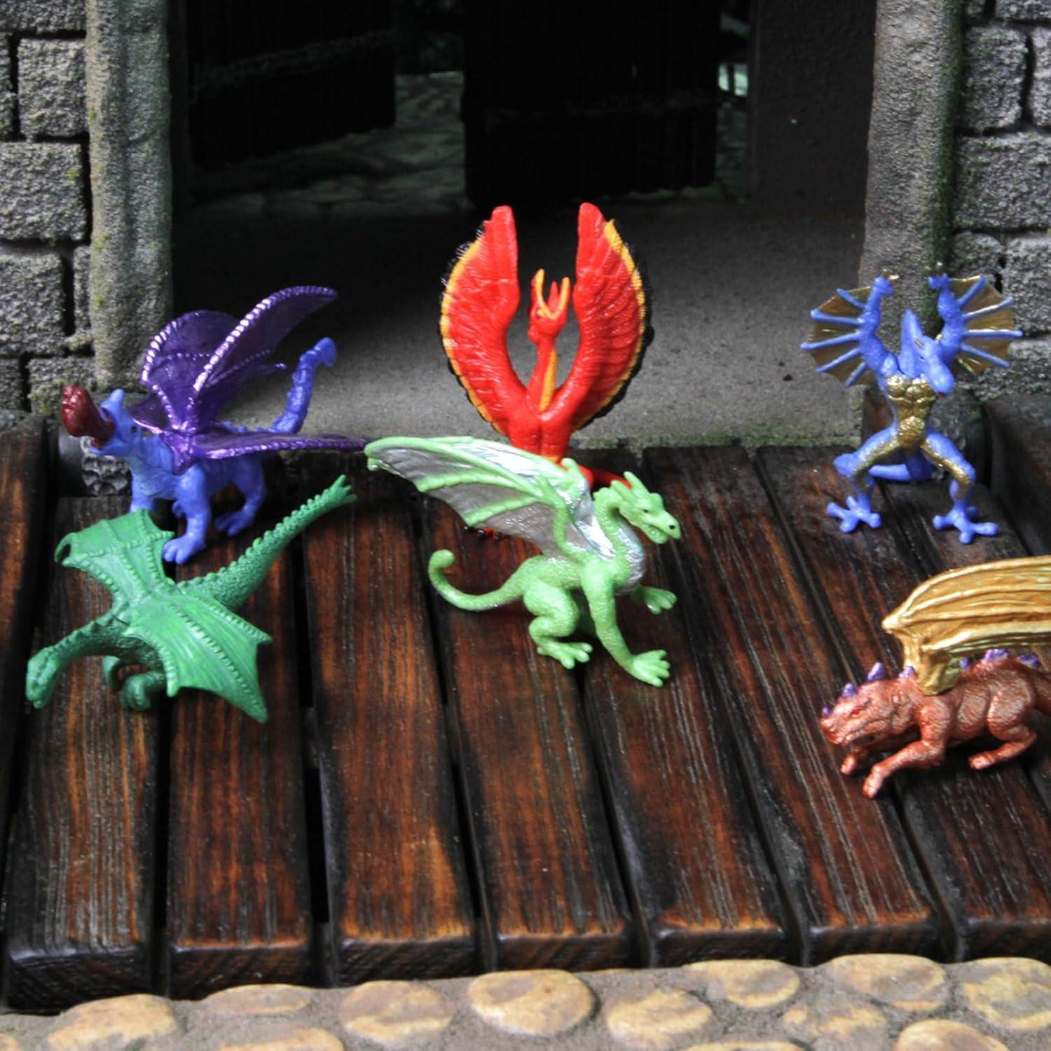 Figuras de Dragón Lair Of The Dragons Safari Ltd - 6 Piezas