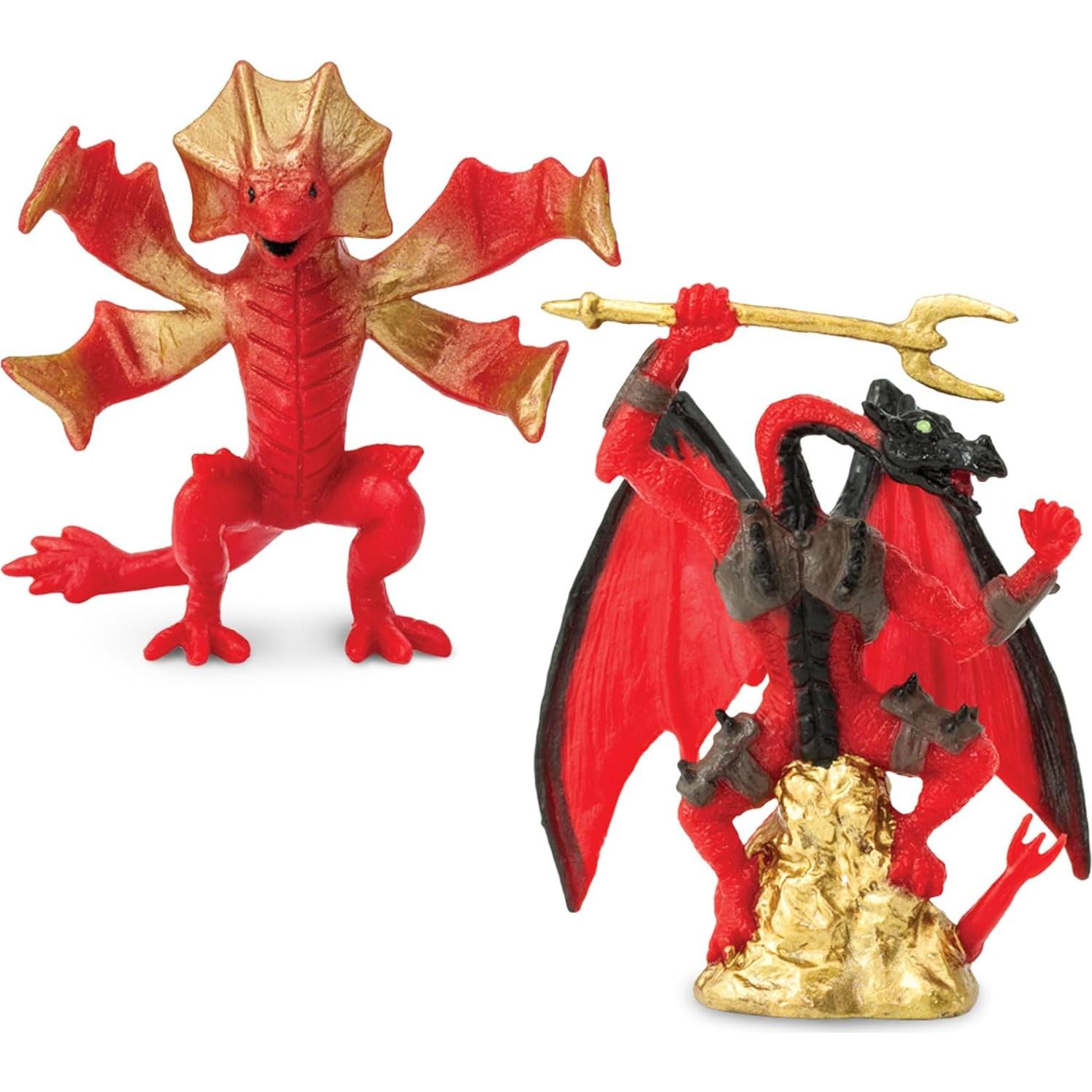 Figuras de Dragón Lair Of The Dragons Safari Ltd - 6 Piezas