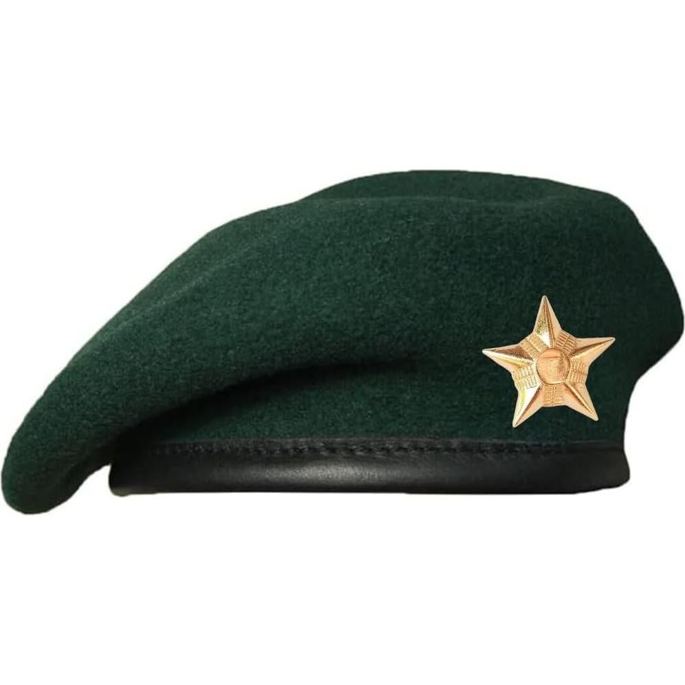 Gorra Militar SILAK Unisex con Insignia de Estrella - Verde