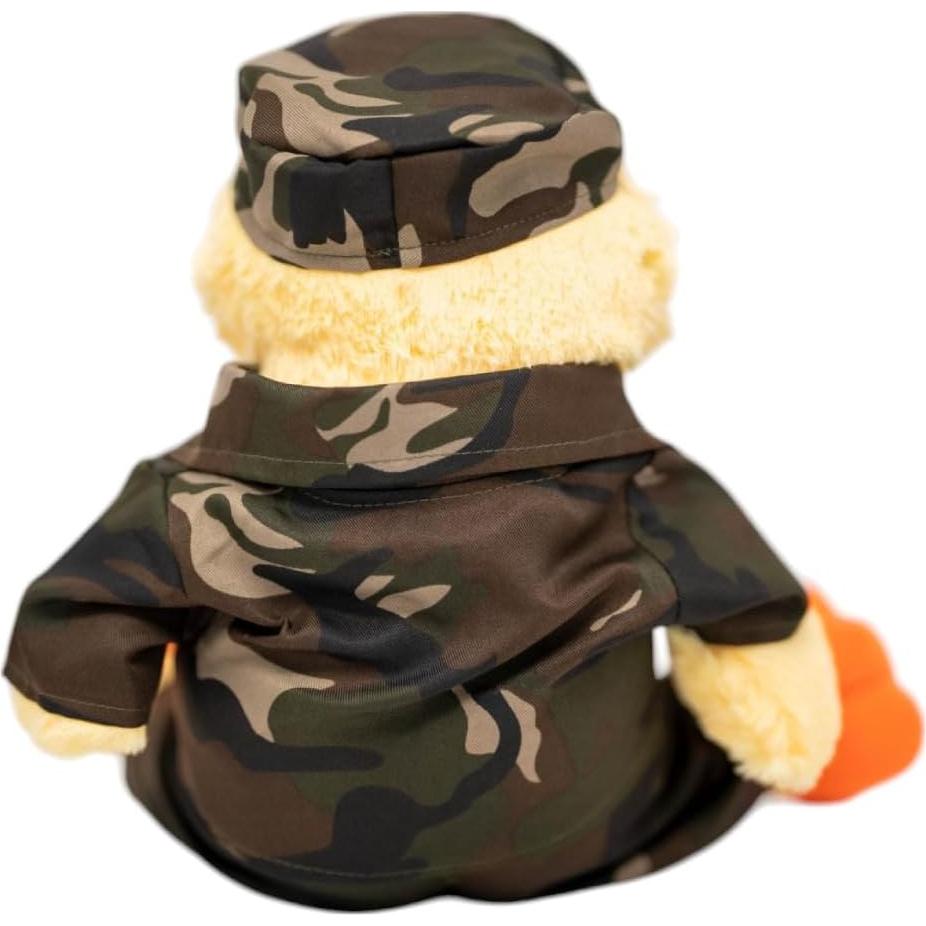 Conjunto Militar Verde para Peluches 35-46 cm con Gorra