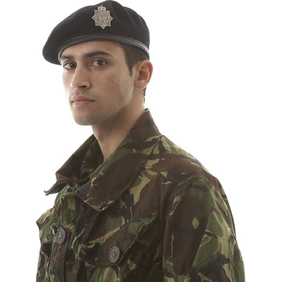 Boina Militar Gajaous para Hombre y Mujer - 100% Lana Ajustable