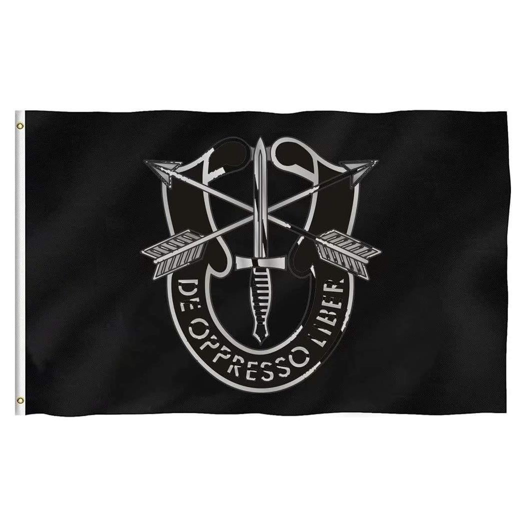 Bandera Decorativa LNIUB 3x5ft Fuerzas Especiales Verde