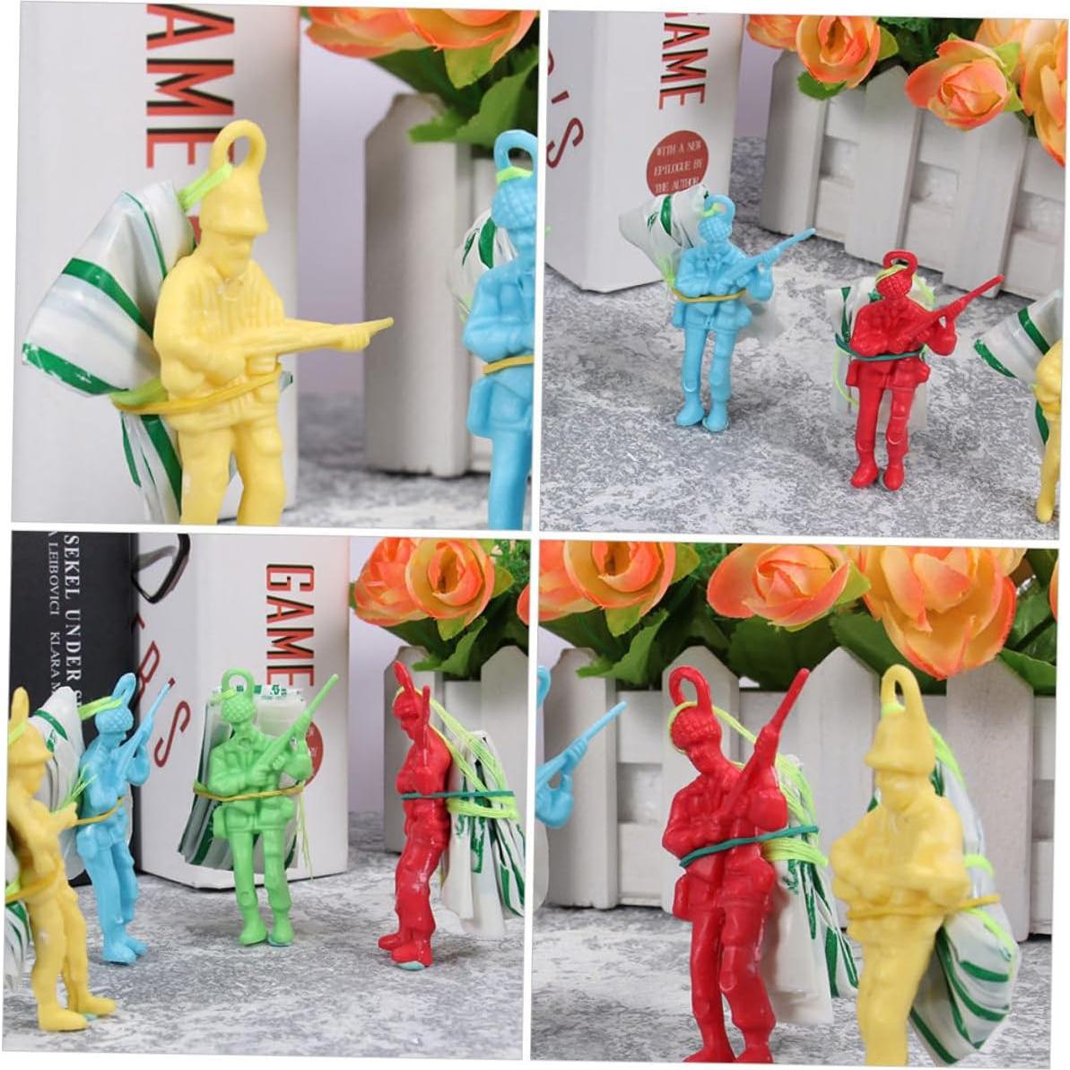 Juguetes de Paracaídas de Soldado BESPORTBLE - 12 Piezas