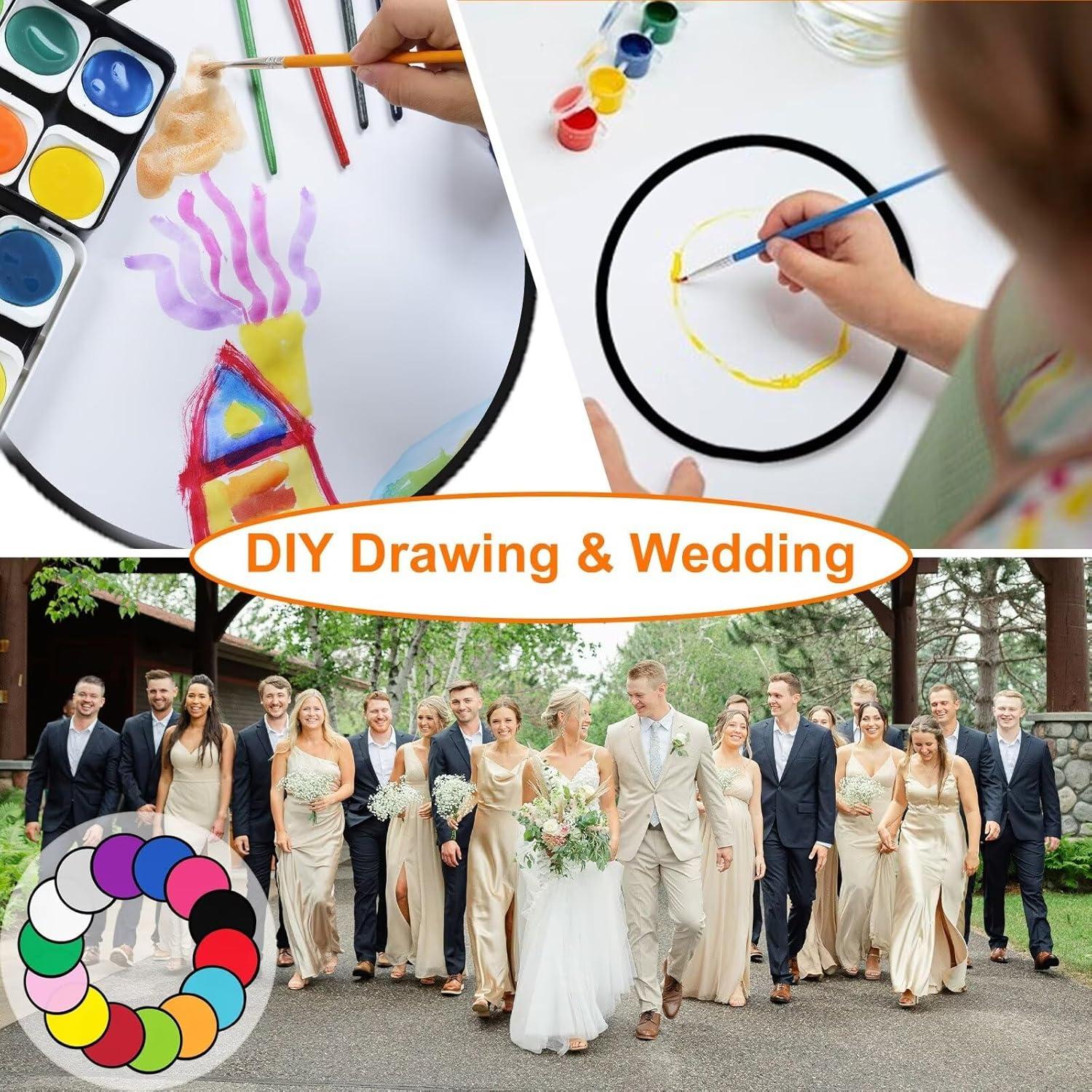 28PCS Ventiladores de Disco Volador Plegables YEAHACLUB 24.89cm