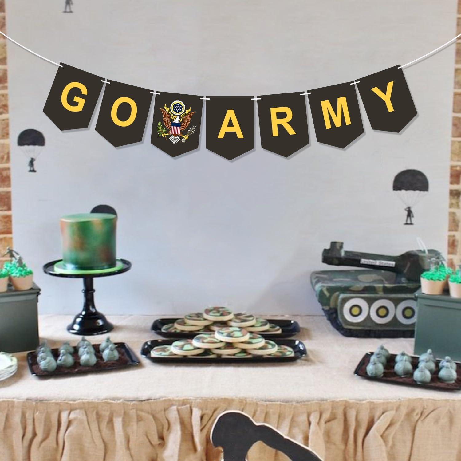 Banner Militar 'Ve a la Armada' - Decoración Fiesta Despedida