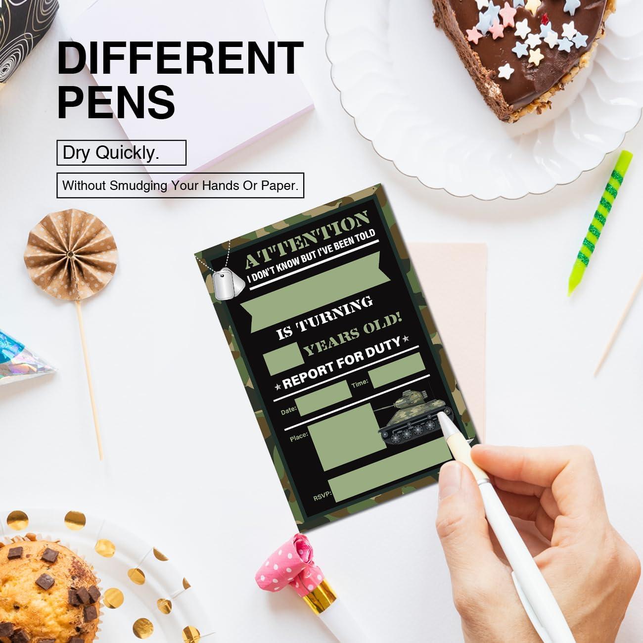 Invitaciones de Cumpleaños Soiceu 20 Unidades con Sobres