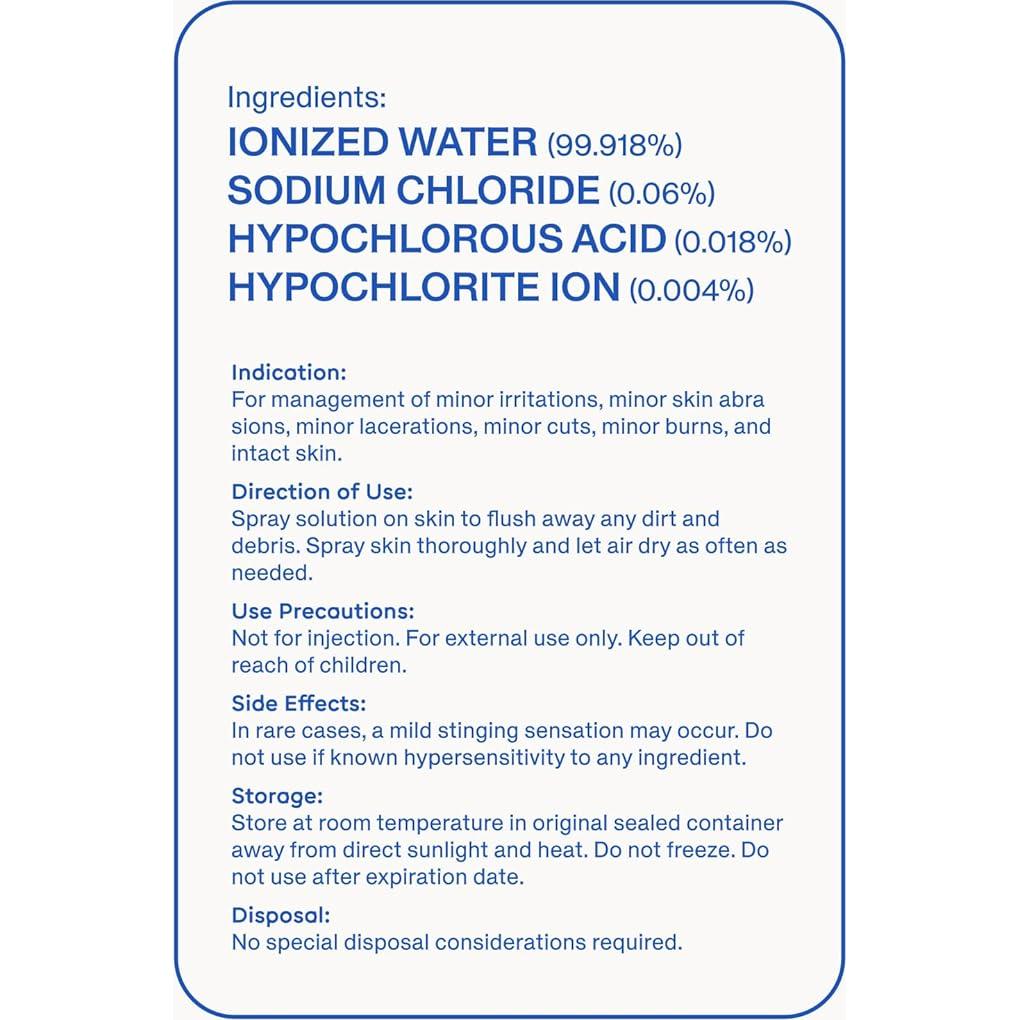 Limpiador Facial y Corporal Molécula Mágica 8 oz - Ácido Hipocloroso